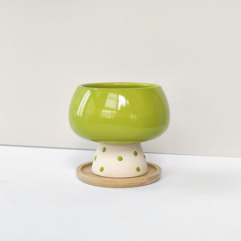 Snake Plant Ceramic - Stijlvolle minimalistische keramische bloempot voor spinplanten,