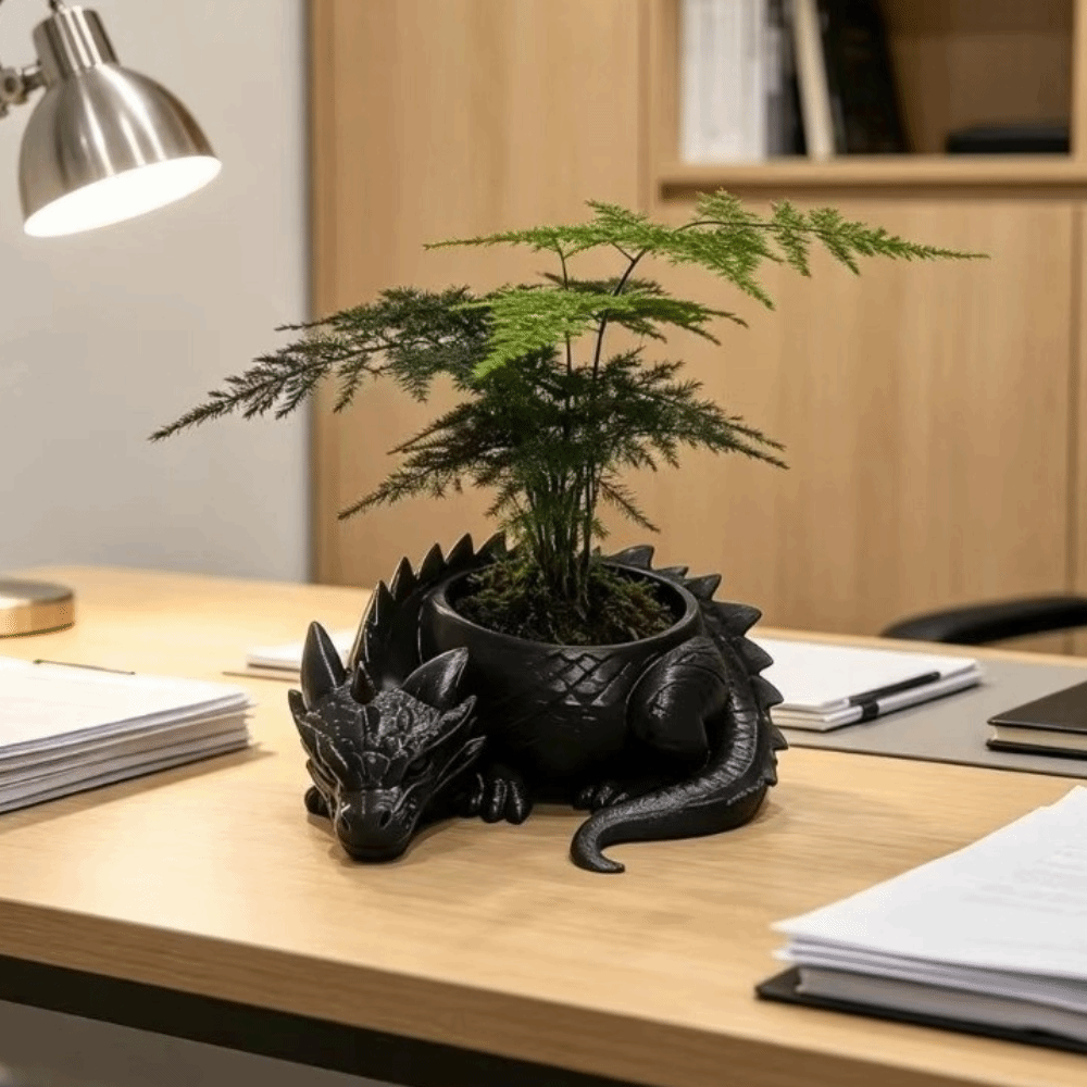 Snake Plant Ceramic - 3D-geprinte plantenpot in de vorm van