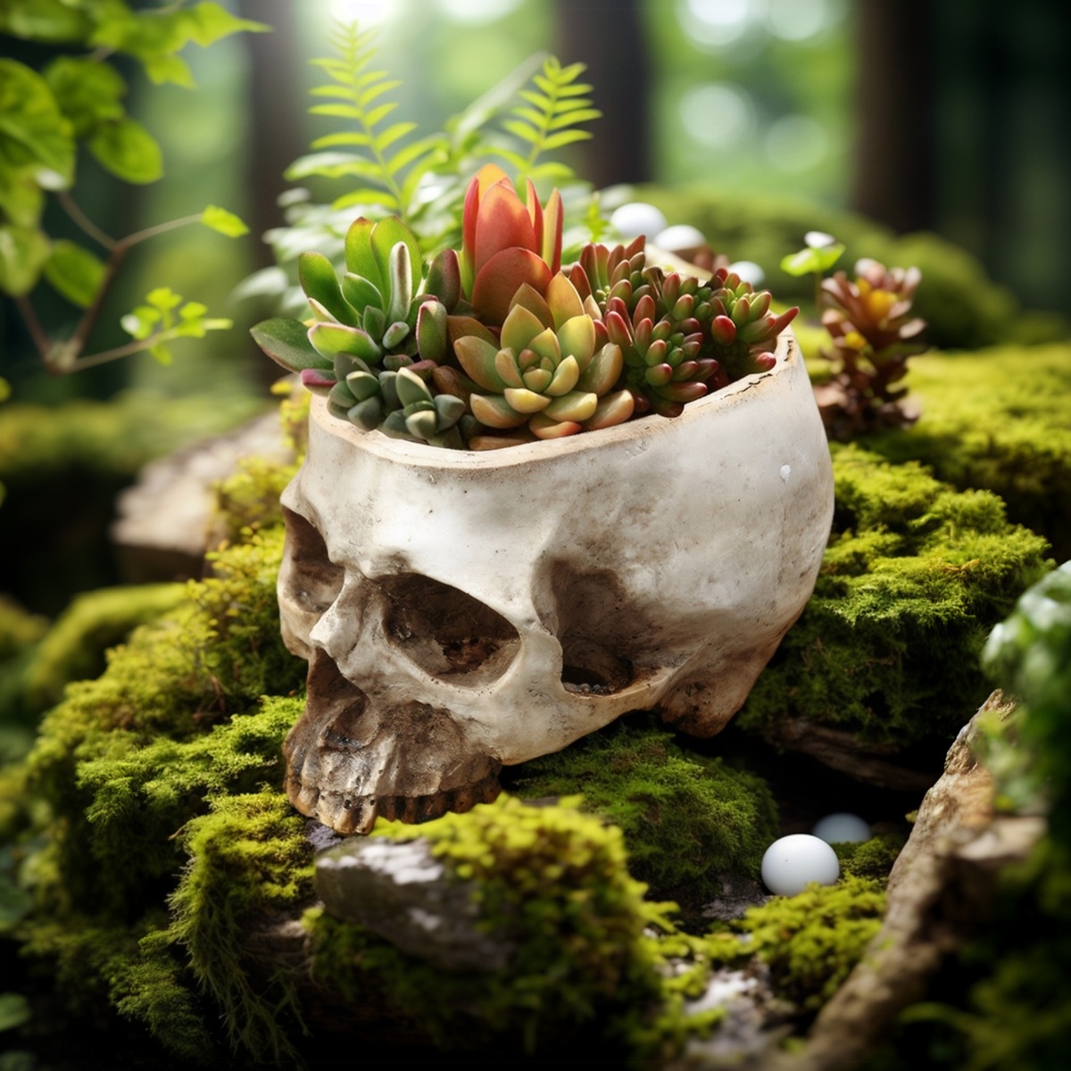 1PC, creatieve schedelbloempot - Snake Plant Ceramic recensie en prijs