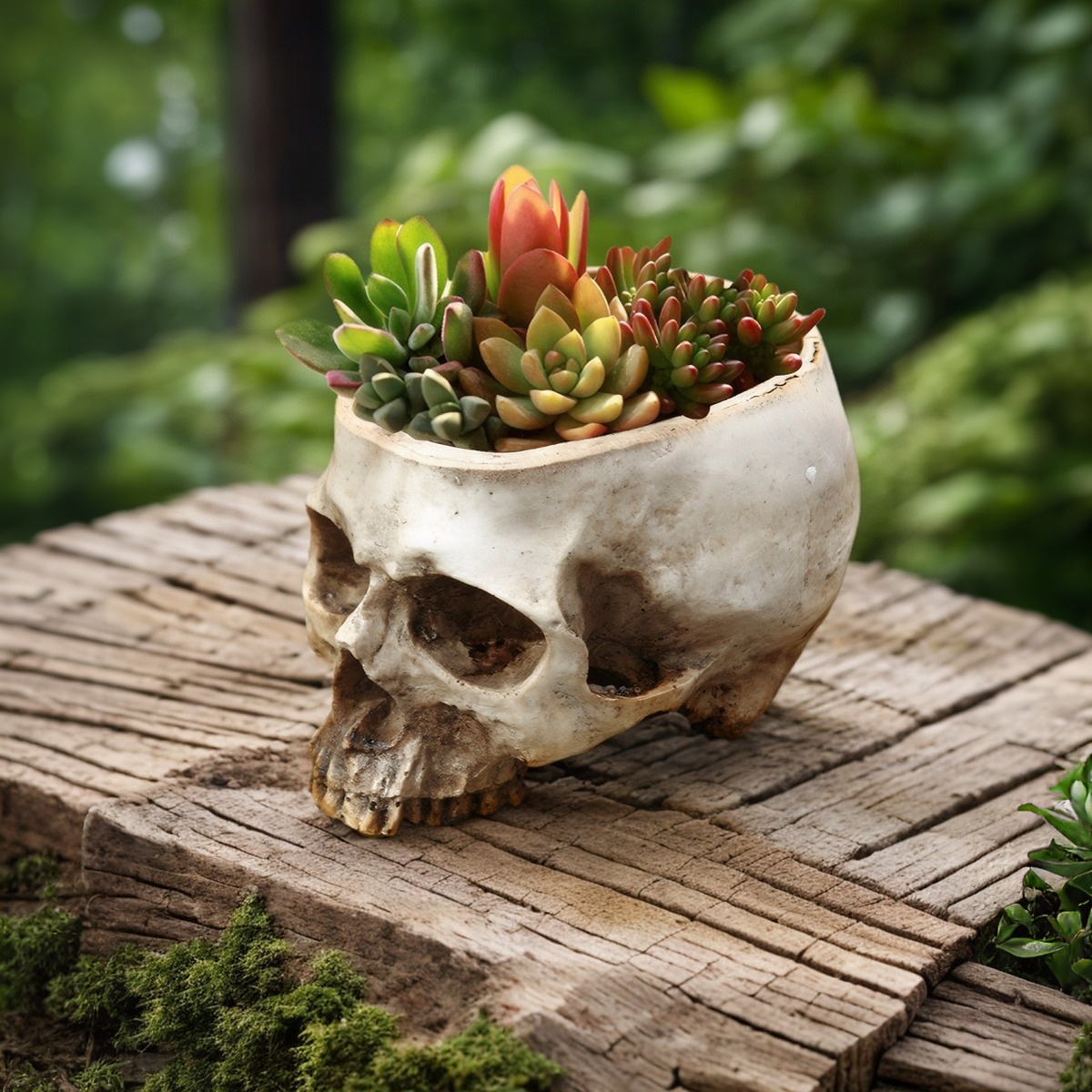 1PC, creatieve schedelbloempot - Snake Plant Ceramic recensie en prijs
