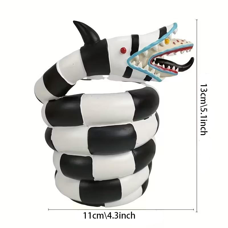 1 stuk zwart-witte slangvormig - Snake Plant Ceramic recensie en prijs