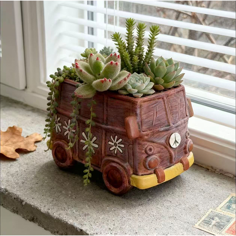 Creatieve Bus Auto Bloempot Gr - Snake Plant Ceramic recensie en prijs