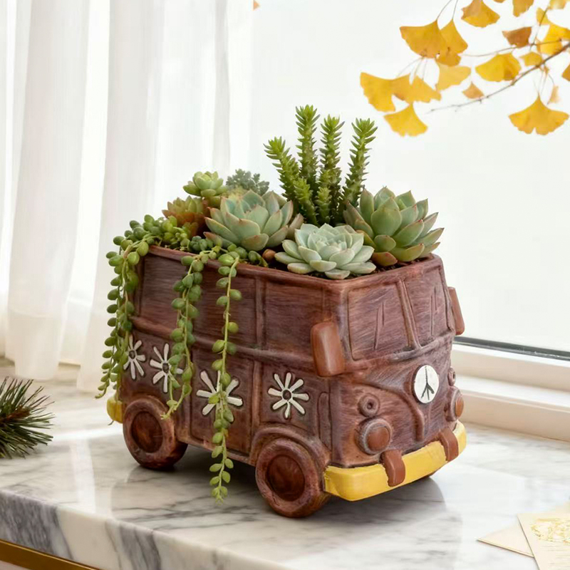 Creatieve Bus Auto Bloempot Gr - Snake Plant Ceramic recensie en prijs