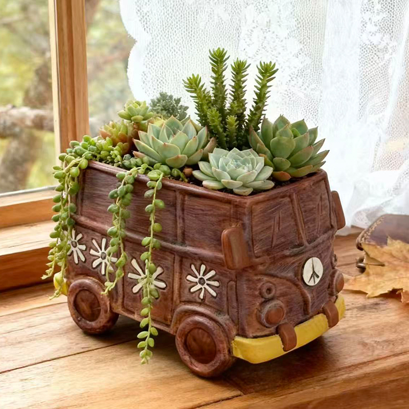 Creatieve Bus Auto Bloempot Gr - Snake Plant Ceramic recensie en prijs