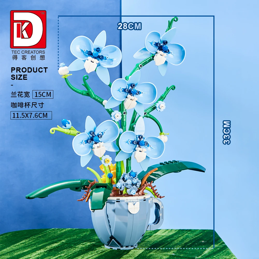 MOC Bouwstenen Orchidee Bloeme - Plant Parent Yearly recensie en prijs