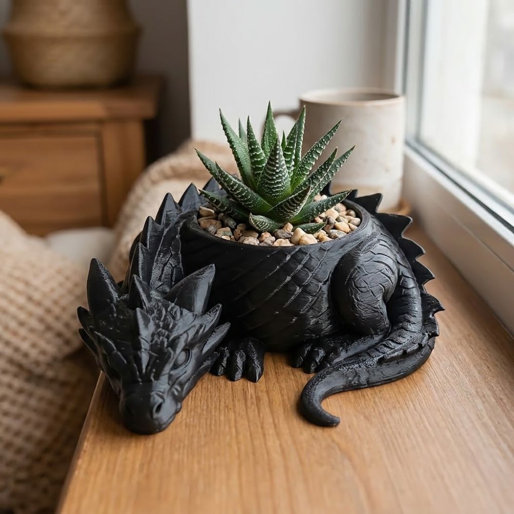 3D-geprinte plantenpot in de v - Snake Plant Ceramic recensie en prijs