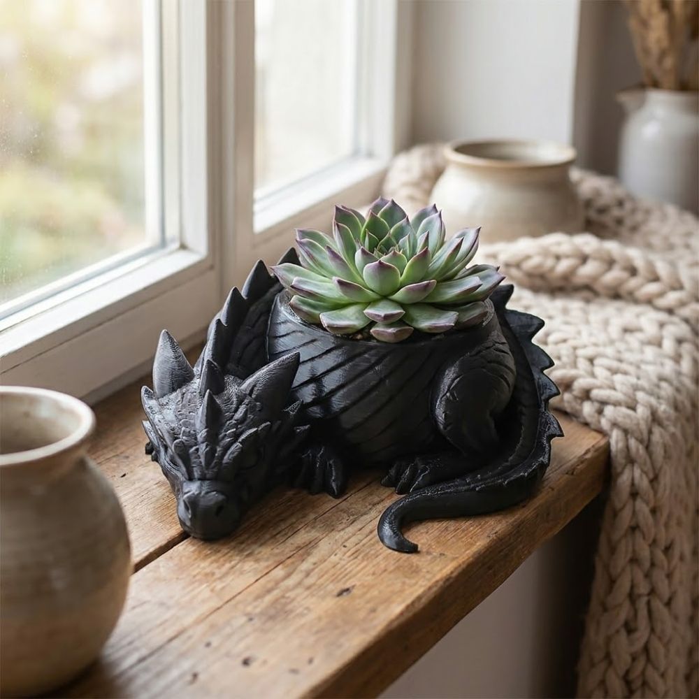 3D-geprinte plantenpot in de v - Snake Plant Ceramic recensie en prijs